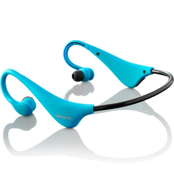 Lenco BH-100 Ense Tipi Kablosuz Bluetooth Headset Kulaklık Mavi