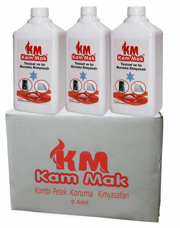 Kombi Petek Tesisat Koruma Kimyasalı 1 Koli 9 Adet