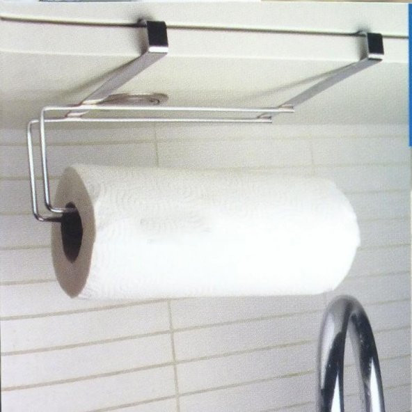 Havluluk Mutfak Kağıt Havlu Askısı Paslanmaz DOLAP ASKILI - Resim 2