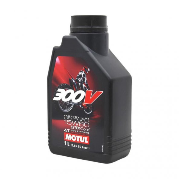 Motul 300V FL 15W-60 4T 1 Lt 4 Zamanlı Motosiklet Motor Yağı (6 Adet) - Resim 3