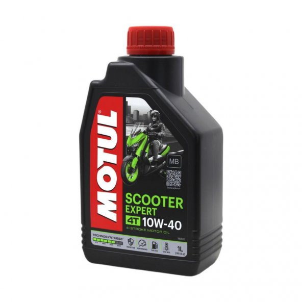 Motul Scooter Expert 10W-40 MB 4T 1 lt 4 Zamanlı Motor Yağı (6 Adet) - Resim 3