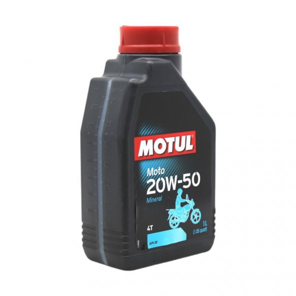 Motul Moto 4T 20W-50 1 Lt 4 Zamanlı Mineral Motosiklet Yağı (2 Adet) - Resim 2