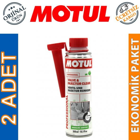 Motul Valve & Injector 300 ML Valf Enjektör Temizleyici (2 Adet)