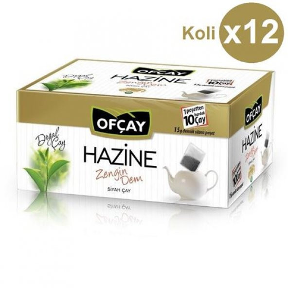 Ofçay Demlik Poşet Hazine Zengindem 12 Paket x 30*15gr (Koli)