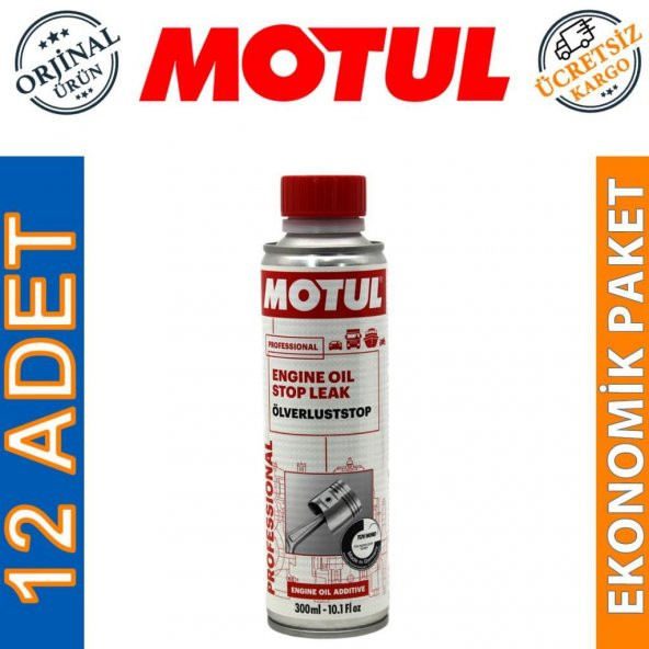 Motul Engine Oil Stop Leak 300 ML Motor Yağ Sızıntı Önleyici (12 Adet) - 1