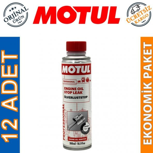 Motul Engine Oil Stop Leak 300 ML Motor Yağ Sızıntı Önleyici (12 Adet)