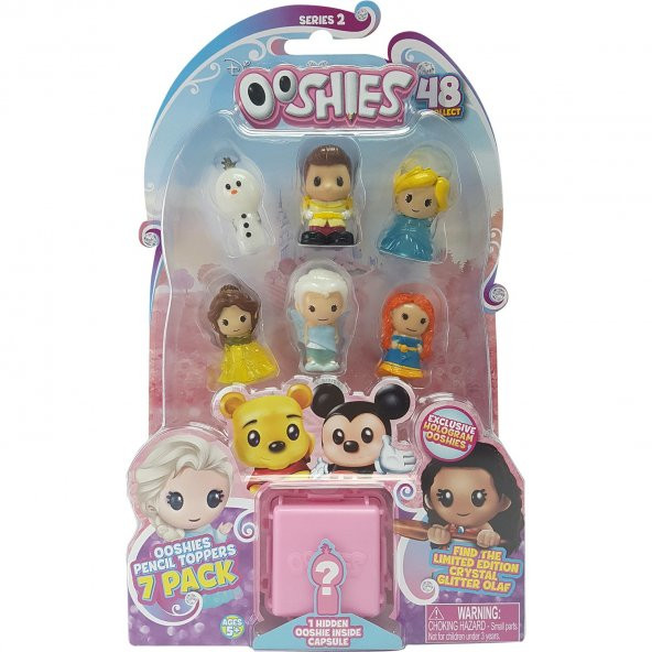 Ooshies Disney 7'li Paket  Ooshies Minik Figürler