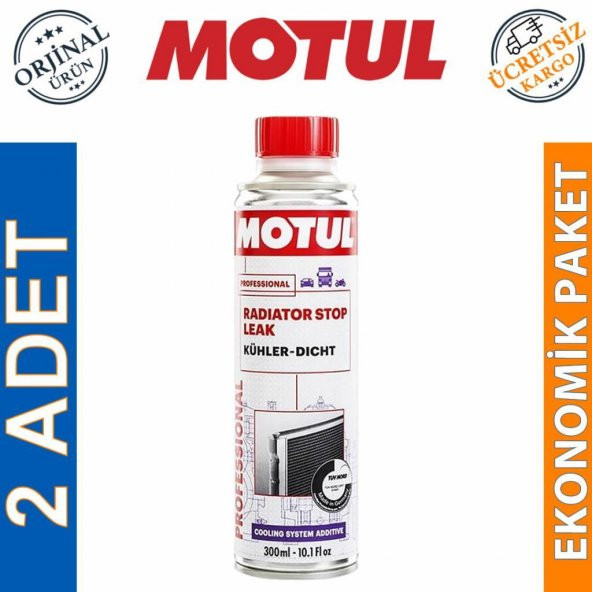 Motul Radiator Stop Leak 300 ML Radyatör Çatlak Tıkayıcı (2 Adet)