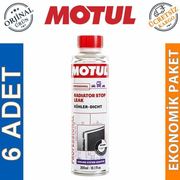 Motul Radiator Stop Leak 300 ML Radyatör Çatlak Tıkayıcı (6 Adet)