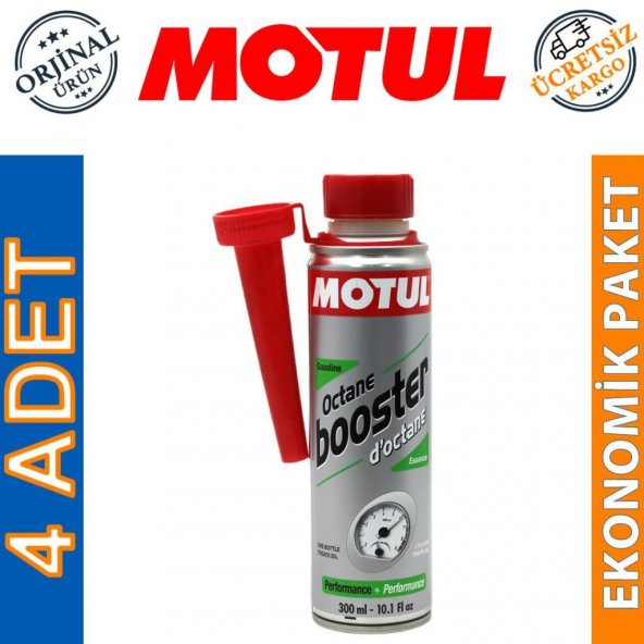 Motul Octane Booster 300 ML Benzin Oktan Yükseltici (4 Adet)