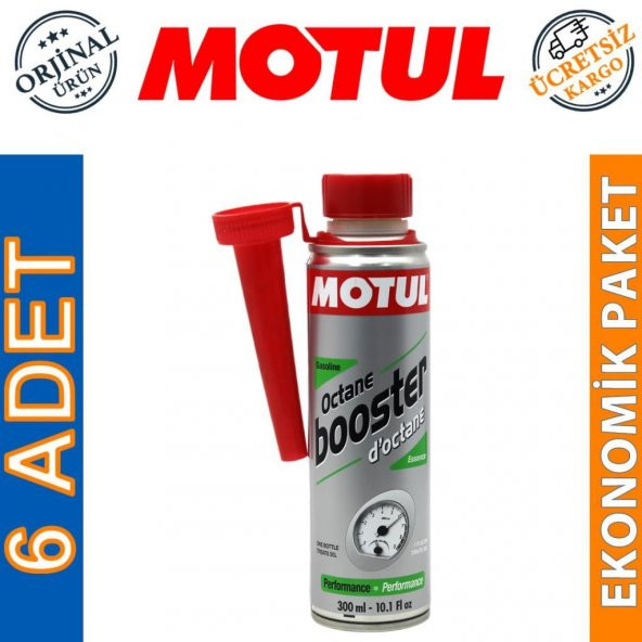 Motul Octane Booster 300 ML Benzin Oktan Yükseltici (6 Adet)