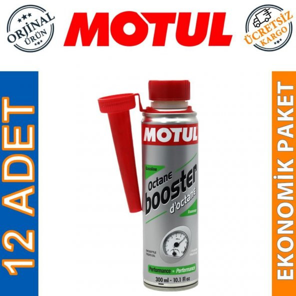 Motul Octane Booster 300 ML Benzin Oktan Yükseltici (12 Adet)