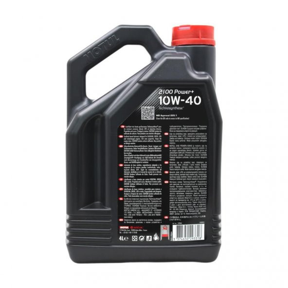 Motul 2100 Power+ 10W-40 4 Lt Dizel ve Benzinli Motor Yağı (2 Adet) - 4