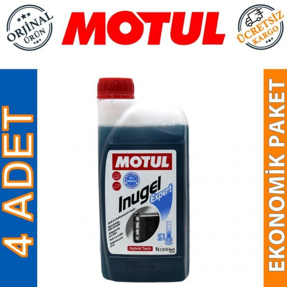 Motul Auto Cool Expert -37 Derece Antifriz 1 Lt (Inugel) (4 Adet)