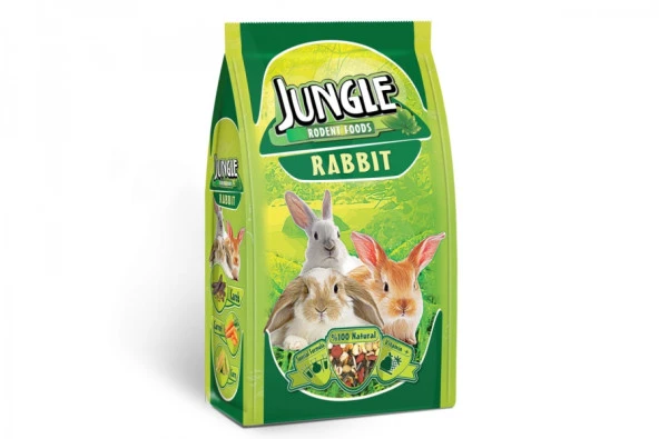 Jungle Tavşan Yemi 500 gr Skt:11/2024