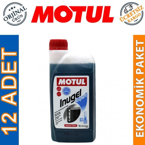 Motul Auto Cool Expert -37 Derece Antifriz 1 Lt (Inugel) (12 Adet) ürün görseli