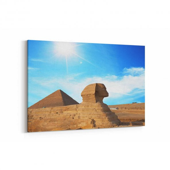 Tabrika Mısır Sfenks Kedisi Kanvas Tablo