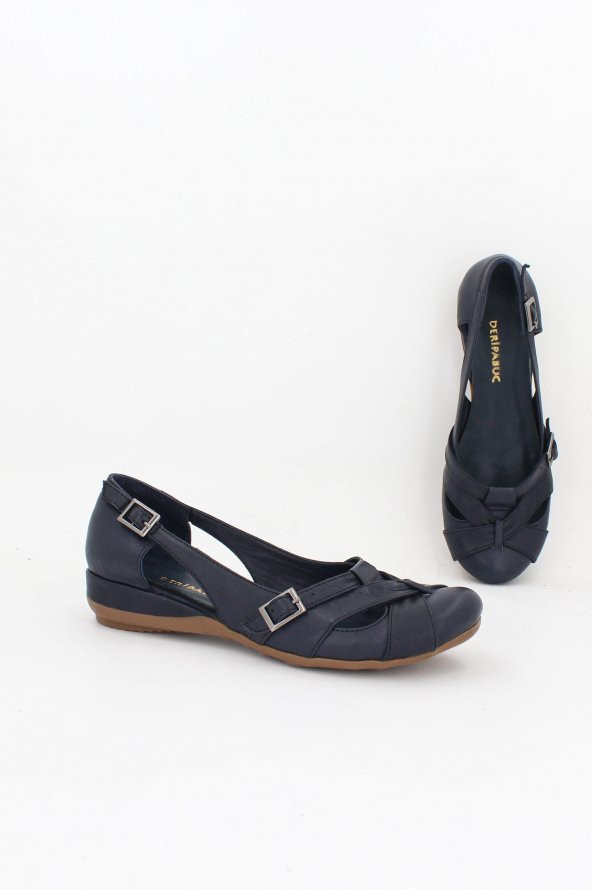 TARÇIN Hakiki Deri Günlük Kadın Babet Ayakkabı TRC50-4002 - 3