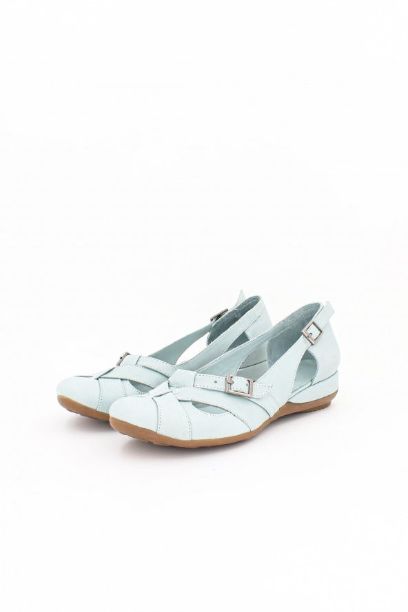 TARÇIN Hakiki Deri Günlük Kadın Babet Ayakkabı TRC50-4002 - 8