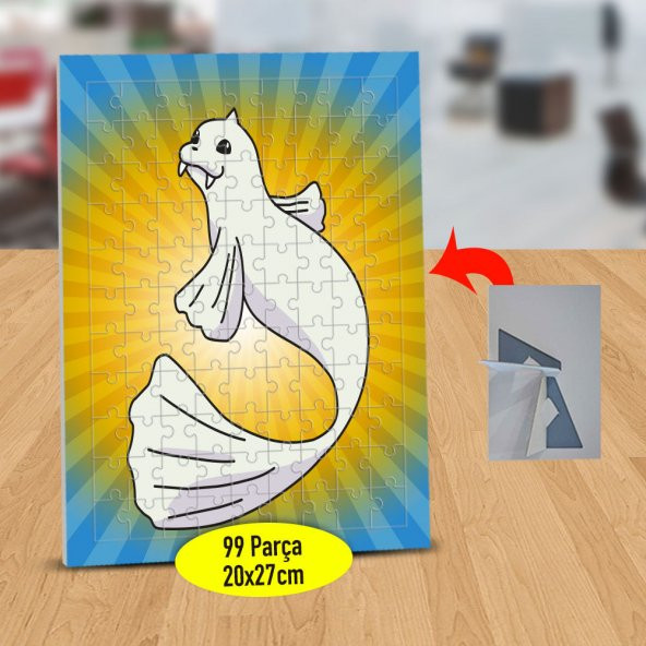 Pokemon Fok Balığı Karakteri 99 Parça Puzzle Yapboz Tablo-P87