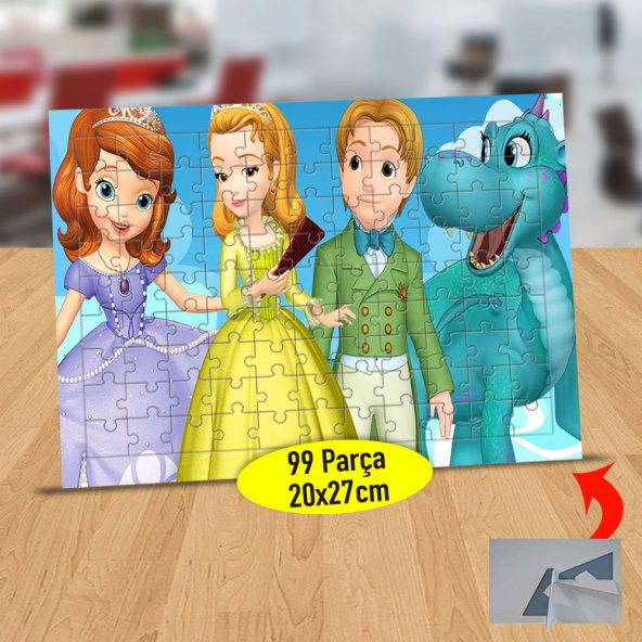 Prenses Sofia ve Arkadaşları 99 Parça Puzzle Yapboz Tablo-m87