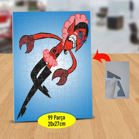 Powerpuff Girls Süslü Kötü 99 Parça Puzzle Yapboz Tablo-ppcr014