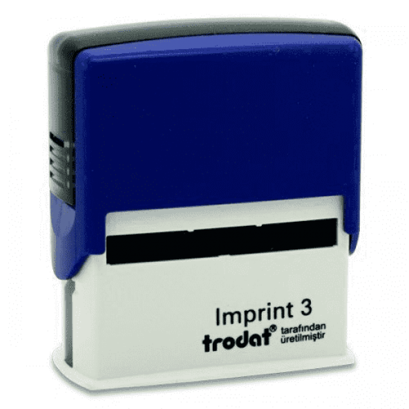 IMPRINT 3 Kaşe 58 x 22 mm. MAVİ