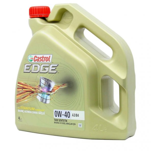 Castrol Edge Titanium 0W-40 4 Lt Tam Sentetik Motor Yağı - 3