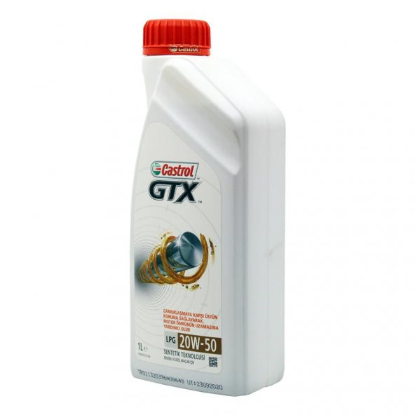 Castrol GTX LPG 20W-50 1 Lt LPGli Araç Motor Yağı - 2