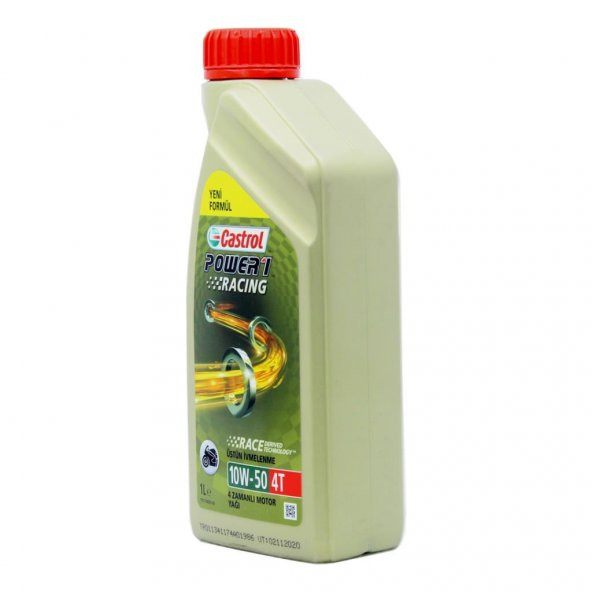 Castrol Power 1 Racing 10W-50 4T 1 Lt Motosiklet Yağı - Resim 2