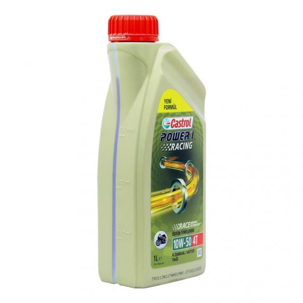 Castrol Power 1 Racing 10W-50 4T 1 Lt Motosiklet Yağı - Resim 3