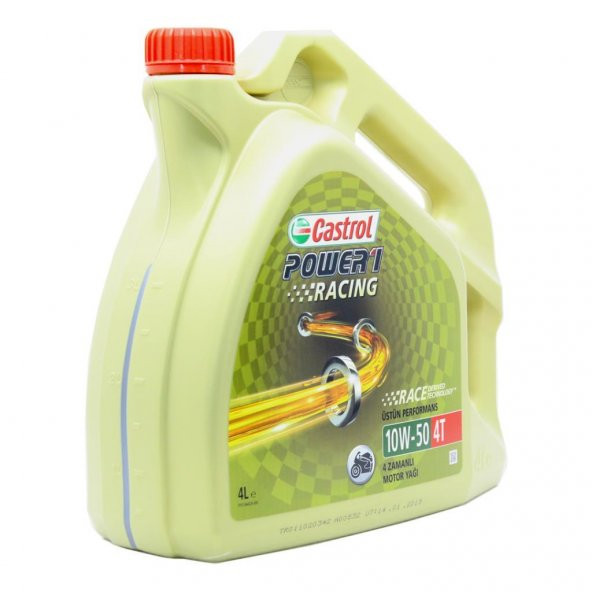 Castrol Power 1 Racing 10W-50 4T 4 Lt Motosiklet Yağı - 3