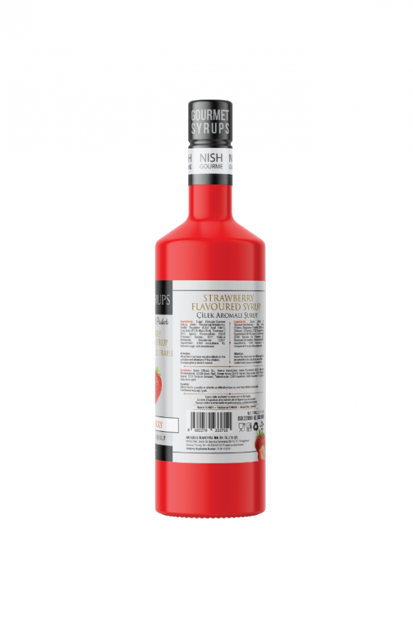 Nish Çilek Aromalı Şurup 700 ml - 2