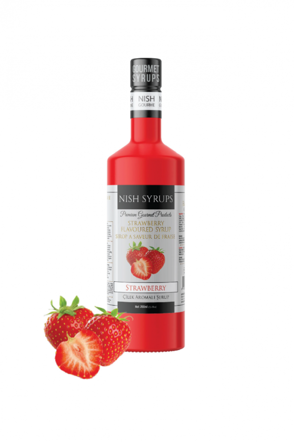 Nish Çilek Aromalı Şurup 700 ml - 3