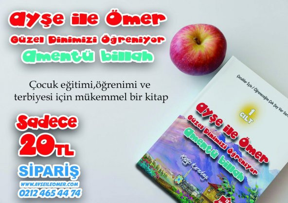 "Ayşe ile Ömer" dinimizi öğreniyorum Kitap - 3