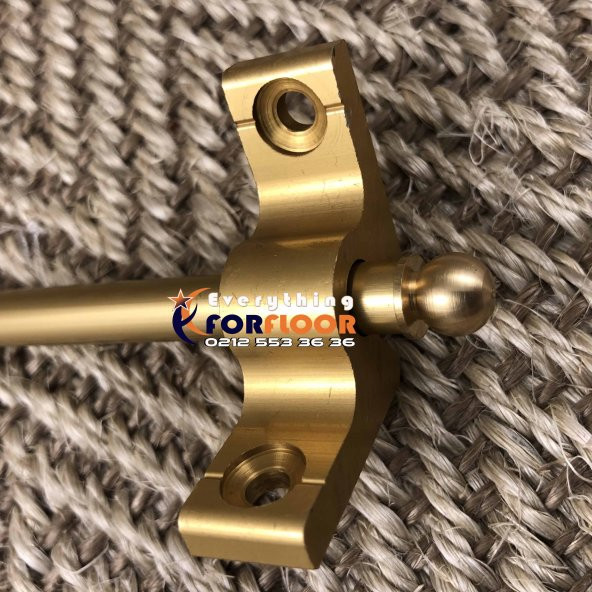 GUL 2 Merdiven Halı Dip Çubuğu Takımı Kalın Ayak Gold 5 Parça - 2