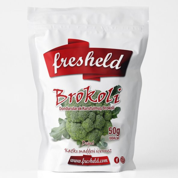 Fresheld Dondurularak Kurutulmuş Brokoli 50gr