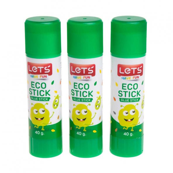 Lets Eco Stick Çevre Dostu Yapistirici 40gr 10lu