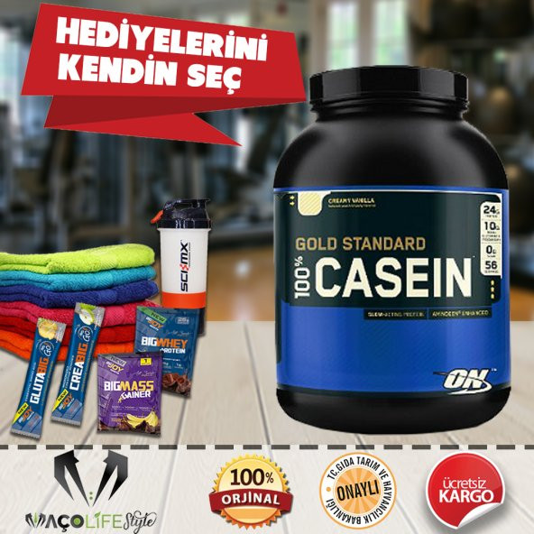 Optimum Gold Standard Casein 1818 Gr + HEDİYENİ KENDİN SEÇ - 1