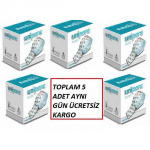 Tıbbi Elastik Flaster Unipore Fix (Hipoallerjenik) 10 cm x 10 mt 5 adet