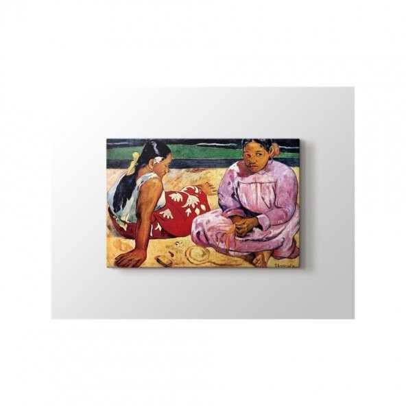Paul Gauguin - Tahitian Women on the Beach Tablo