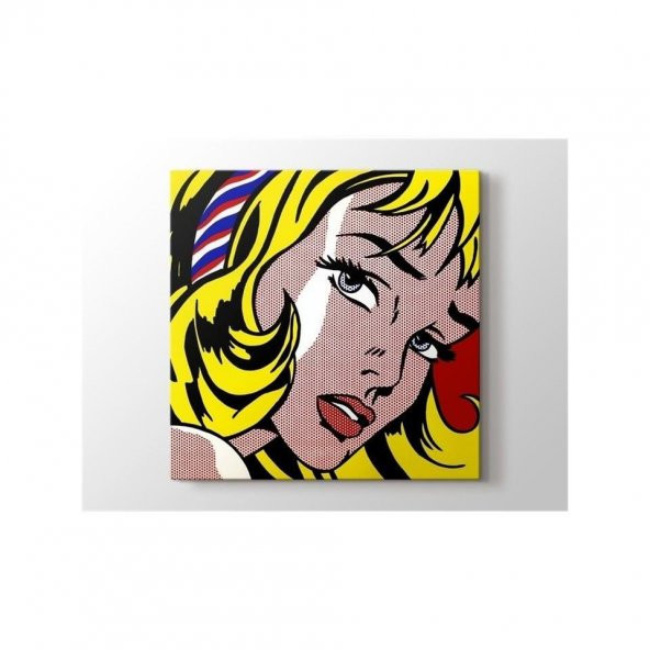 Roy Lichtenstein -Girl with Hair Ribbon EkoTablo