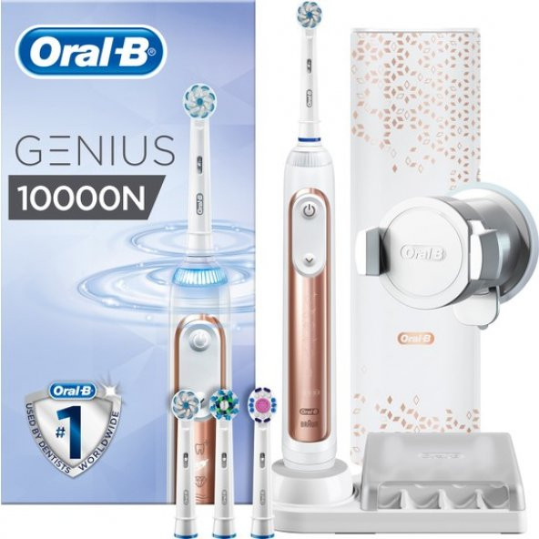 Oral-B Genius Pro 10000N Rose Gold Şarj Edilebilir Diş Fırçası