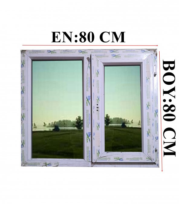 80X80 ISICAMLI PVC PENCERE - 2