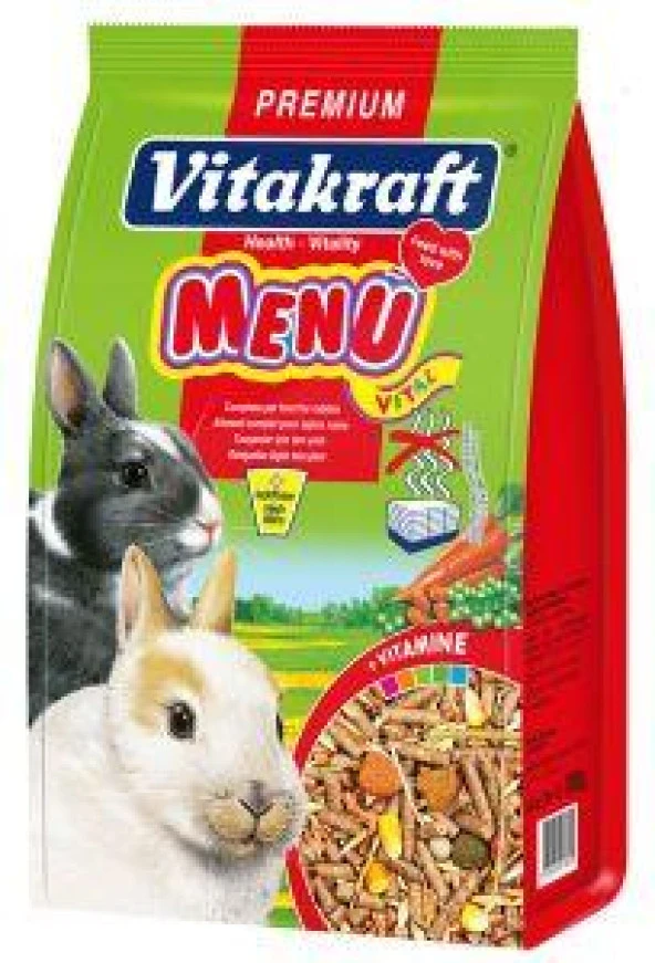 Vitakraft Menü Tavşan Yemi 1000 gr Skt : 03/2026