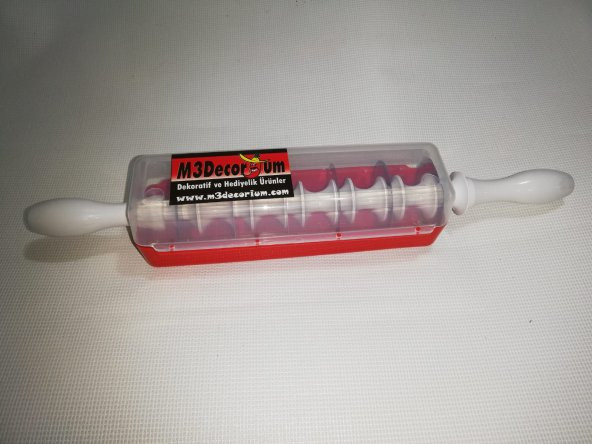 Profesyonel Büyük Mantı Hamur İşi 6 Bıçaklı 4 cm Büyük Aralıklı - 4