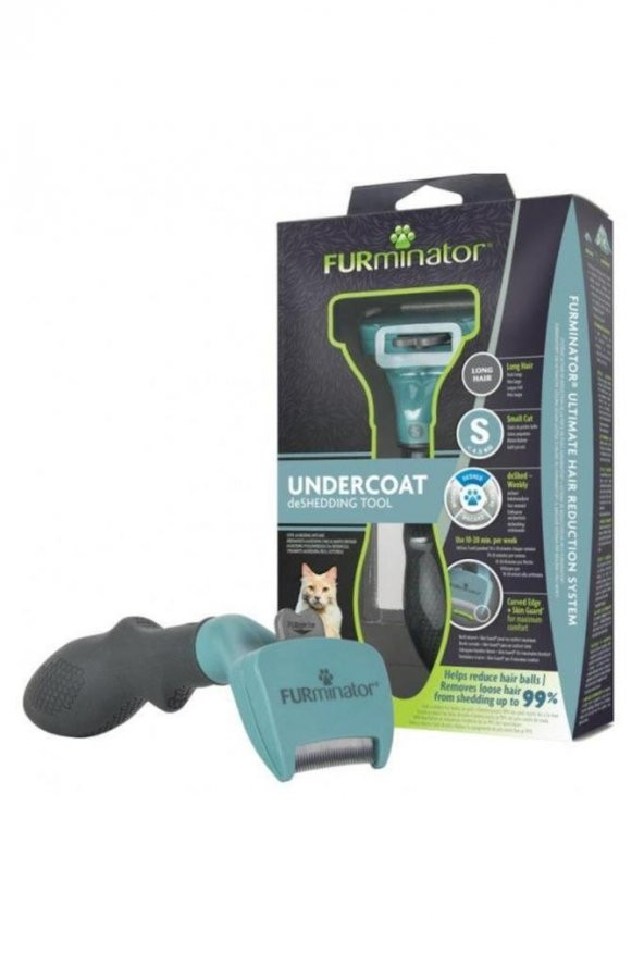Furminator Longhair Cat Uzun Tüylü Kediler İçin Tarak Small