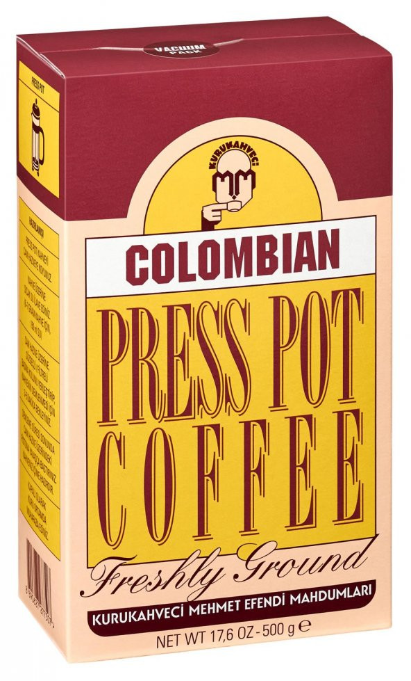 Mehmet Efendi Colombian Press Pot Filtre Kahve 500 gr
