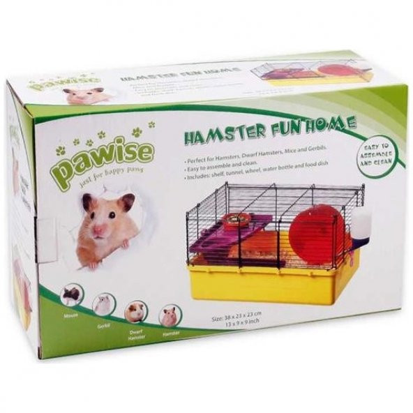 Pawise Hamster Kafesi 38x23x23 cm