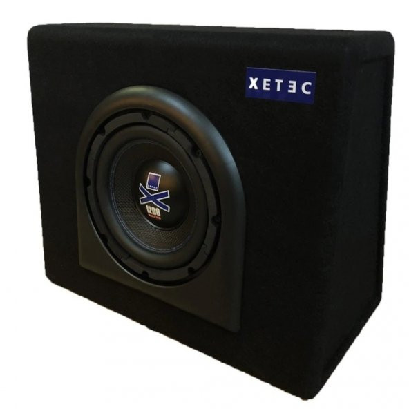 Xetec BHX 814 Box 20 Cm 1200 Watt Slim Kabinli Oto Subwoofer Bass